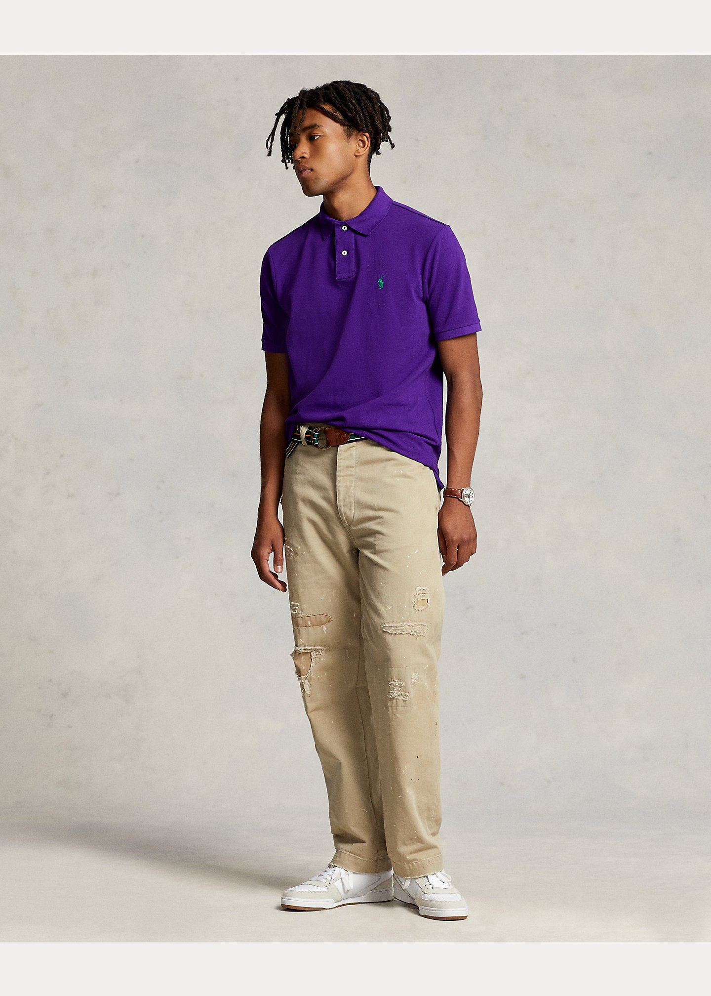 Camisero Ralph Lauren Morado