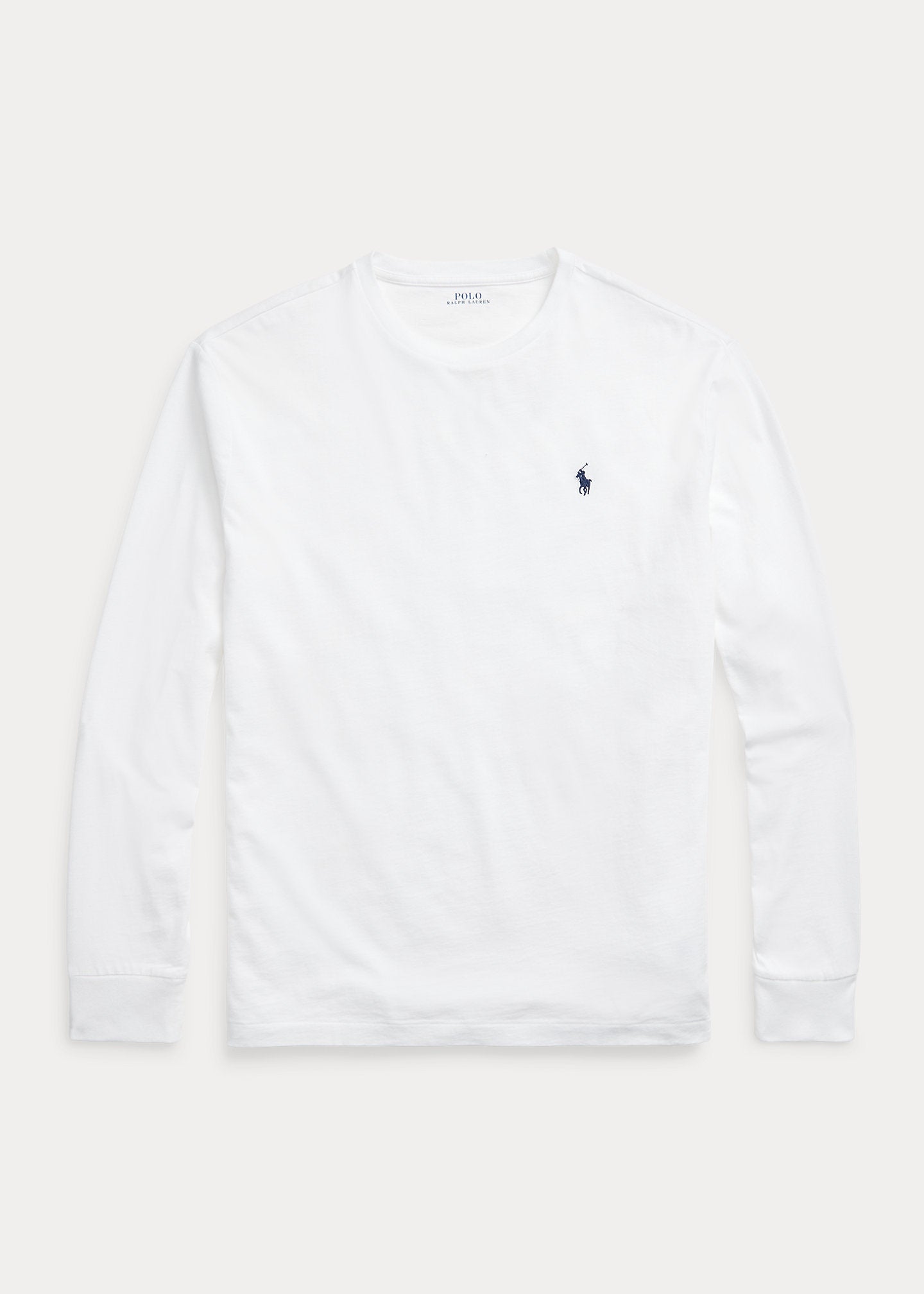 Polo Ralph Lauren Manga Larga Blanco