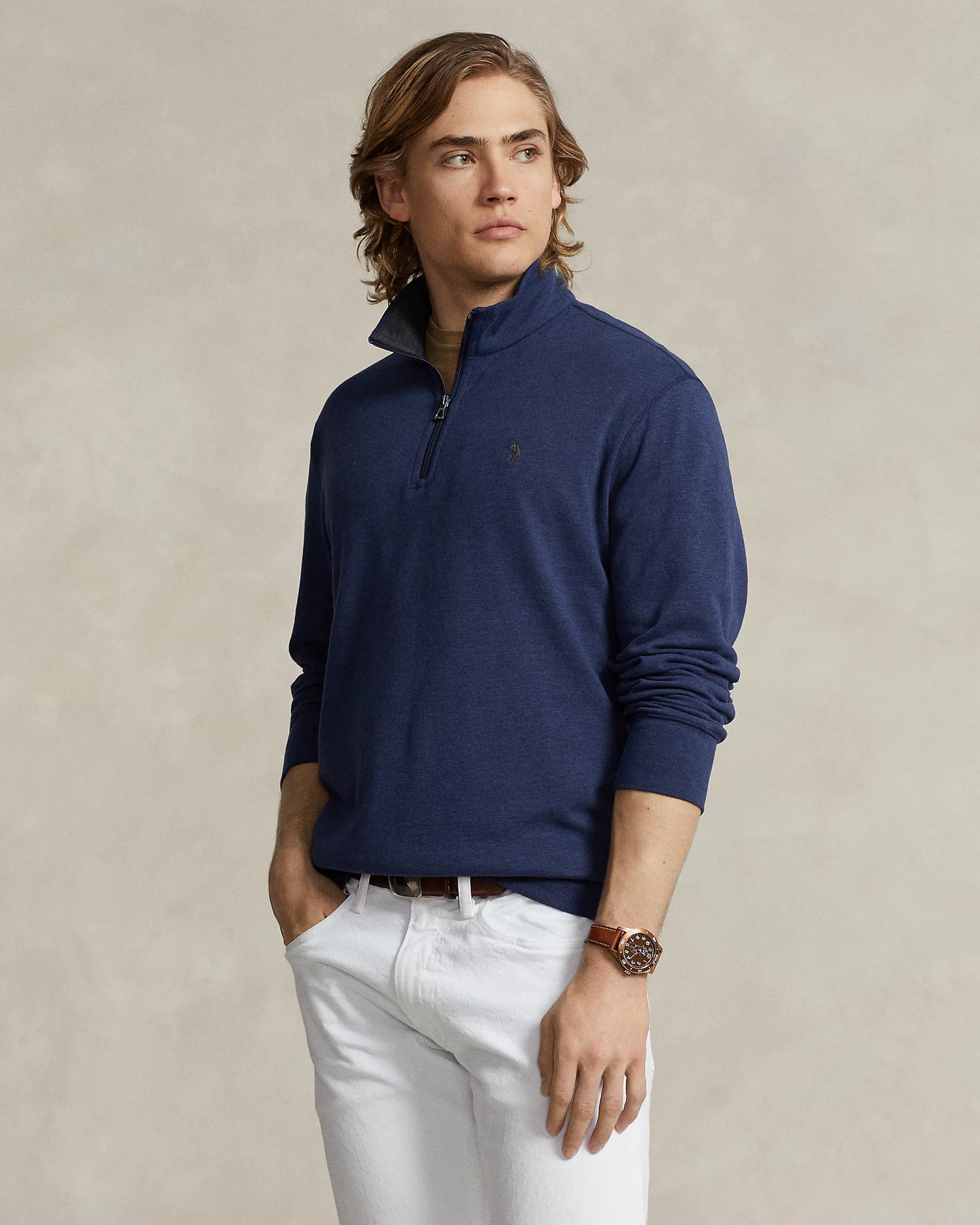 Sweater 1/4 Ralph Lauren Azul