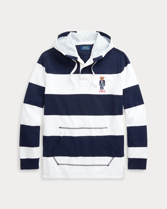 Polo Bear Jersey Hooded Rugby Shirt