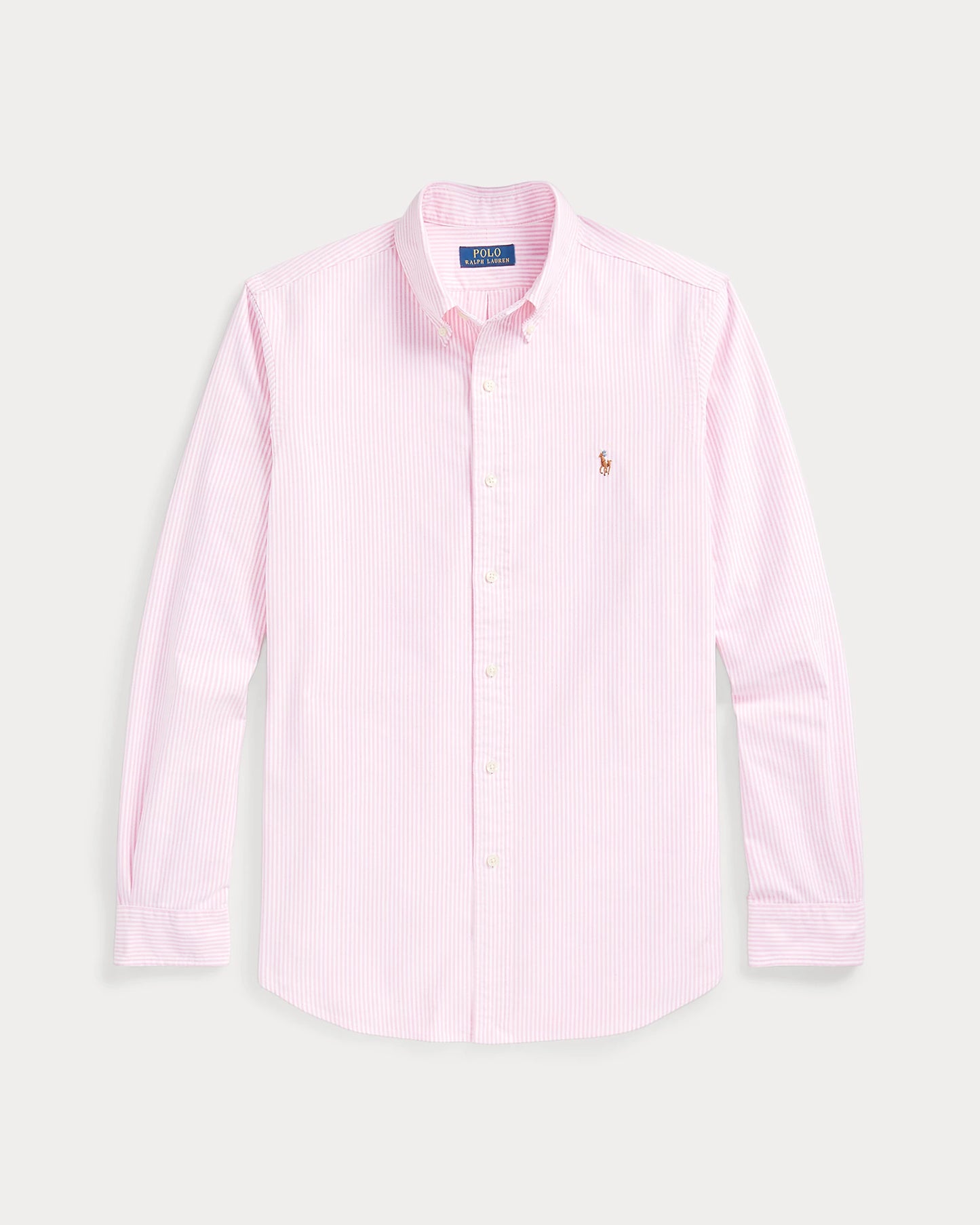 Camisa Oxford Ralph Lauren Listada Rosada