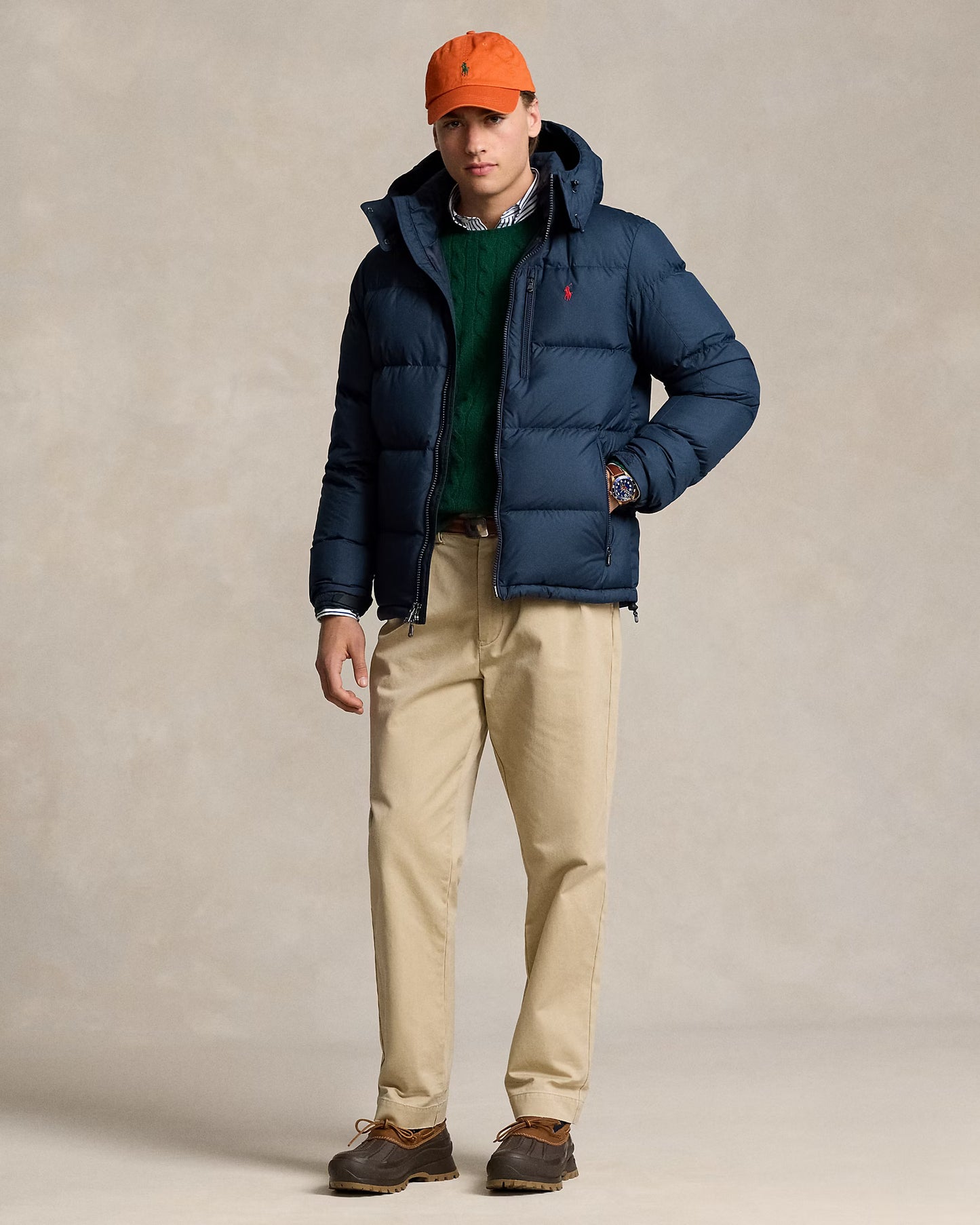 Preventa Casaca Ralph Lauren Gorham de plumón Azul