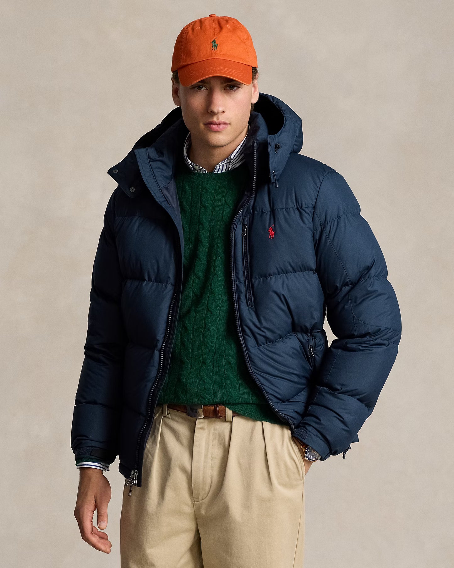 Preventa Casaca Ralph Lauren Gorham de plumón Azul
